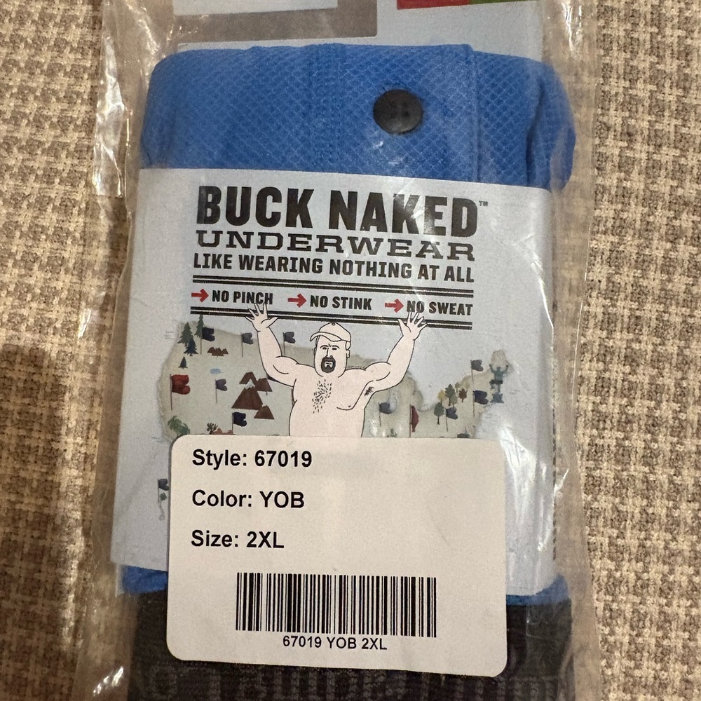 Duluth Trading Co Buck Naked Boxer Briefs - Blue
